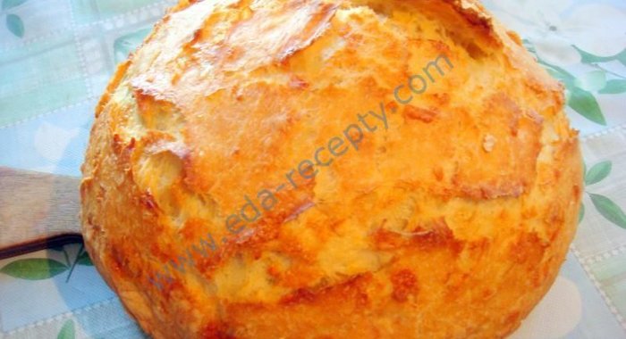 Домашний хлеб с сыром