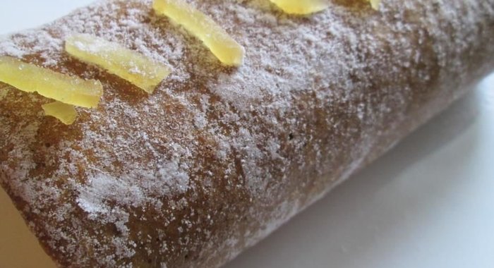 Тыквенный рулет с маскарпоне и имбирем