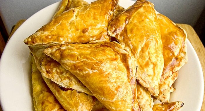 Пирожки-треугольники с мясом