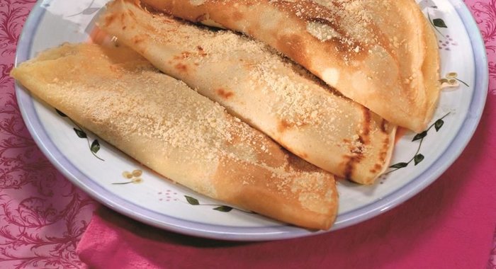 Блины с грибами