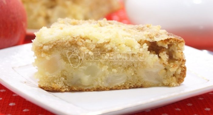 Крамбл яблочный