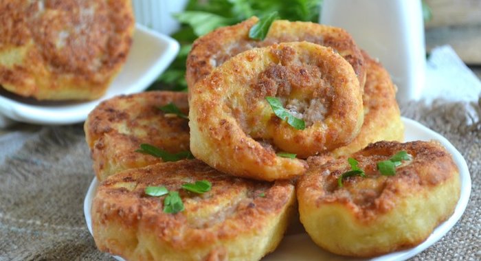 Шанежки с мясом