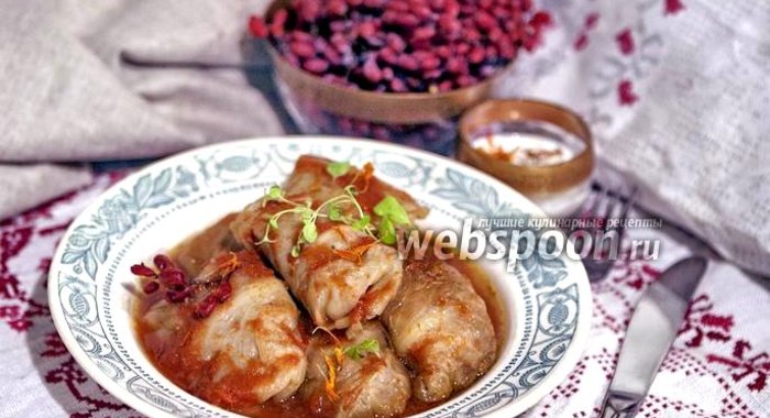 Голубцы с бараньим фаршем