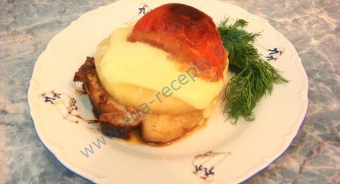 Свиной антрекот по-гавайски