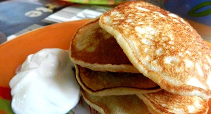 Оладьи на ряженке