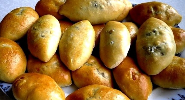Пирожки с картошкой и опятами