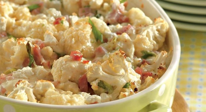 Запеканка из цветной капусты и сыра