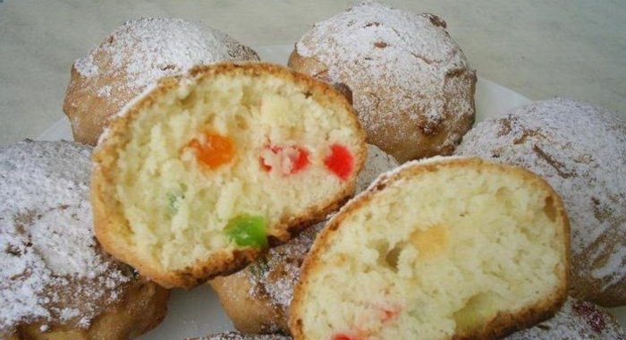 Кексы с цукатами