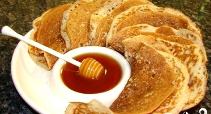 Гречневые блины (с пшеничной мукой)