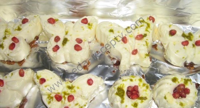 Пирожное детское Белые бабочки