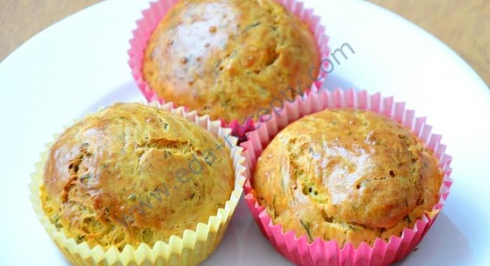 Кексы из кабачка