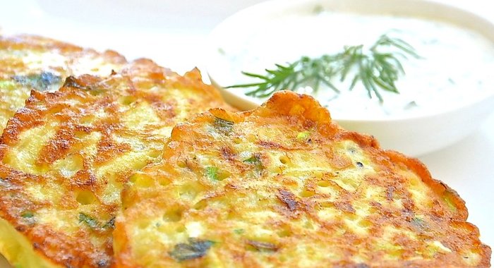 Оладьи из кабачков