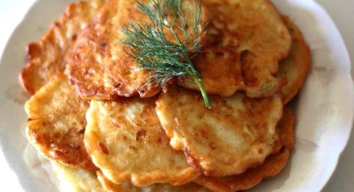 Оладьи из огурцов