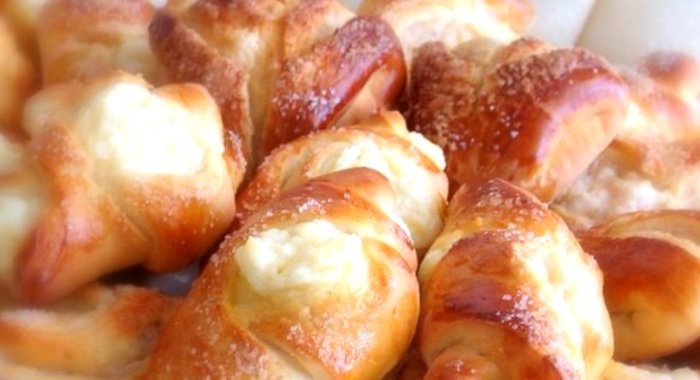 Плюшки с творогом
