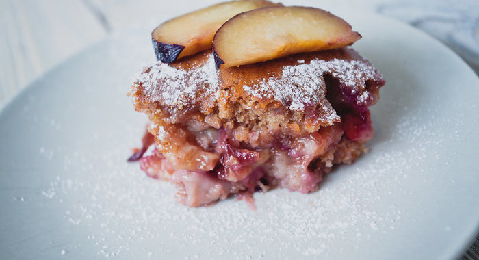 Пирог со сливами: пошаговый рецепт