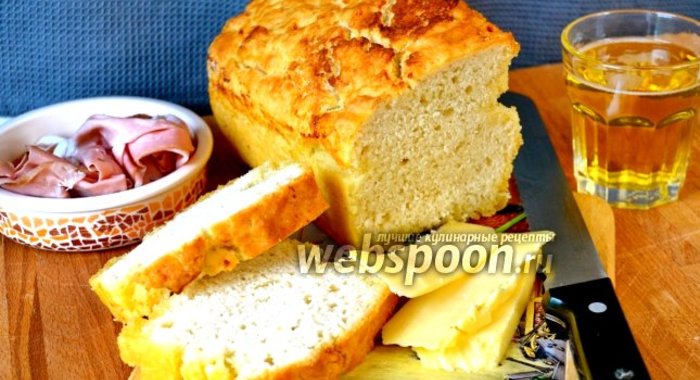 Хлеб на пиве со сливочным маслом