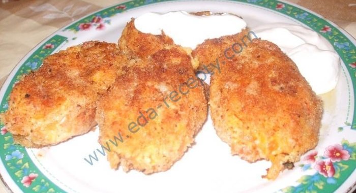 Морковные оладьи