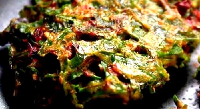 Котлеты из свекольной ботвы