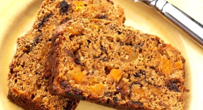 Рождественский цитрусовый кекс с цукатами