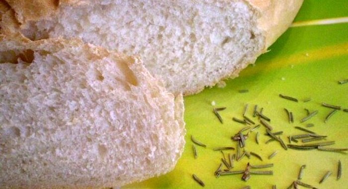 Хлеб с розмарином на оливковом масле