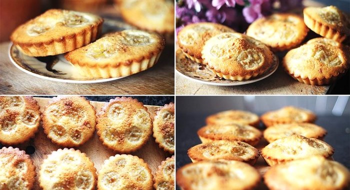 Маффины с бананом и сгущенкой