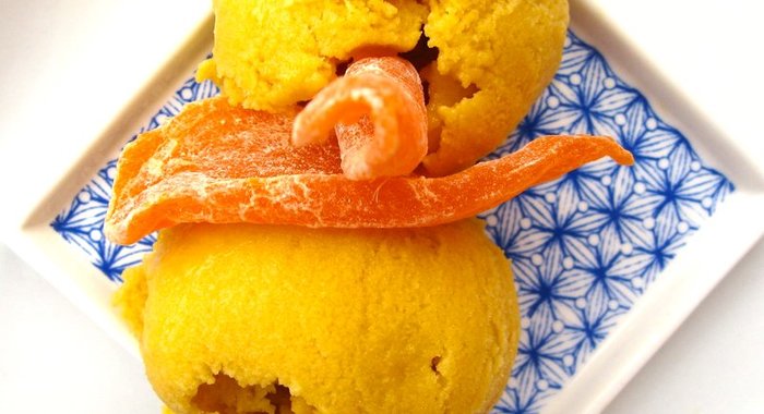 Манговый шербет с кардамоном и имбирем