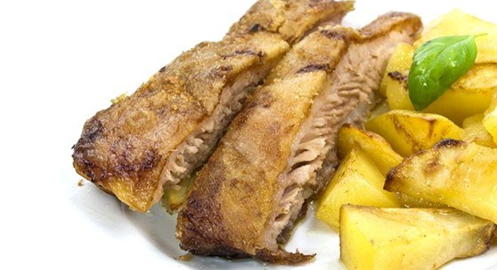 Жаркое из свиной грудинки с корочкой