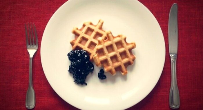 Американские вафли на кефире