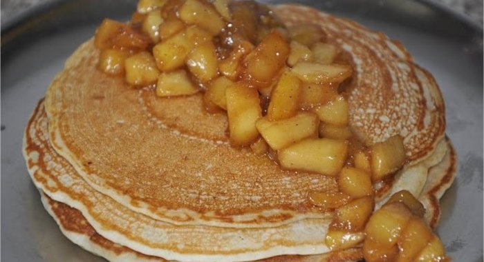 Блинчики с яблоками