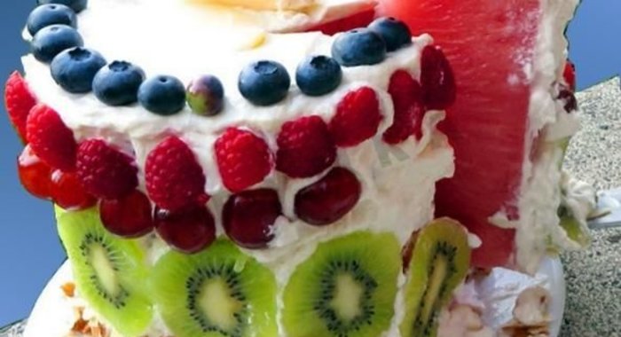 Арбузный торт