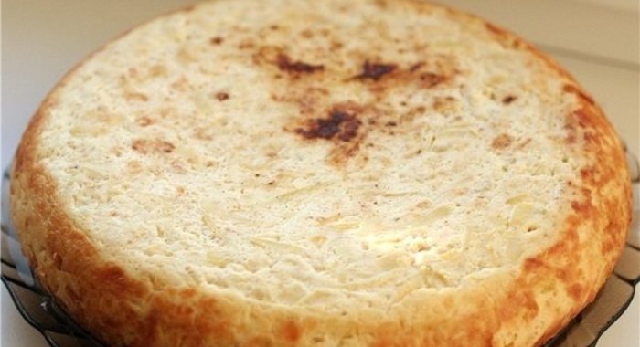 Сырная запеканка в мультиварке