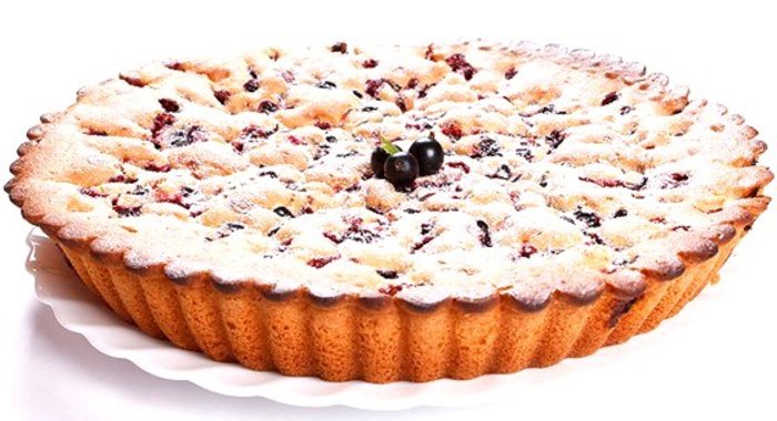 Кекс с черной смородиной и лимонной цедрой