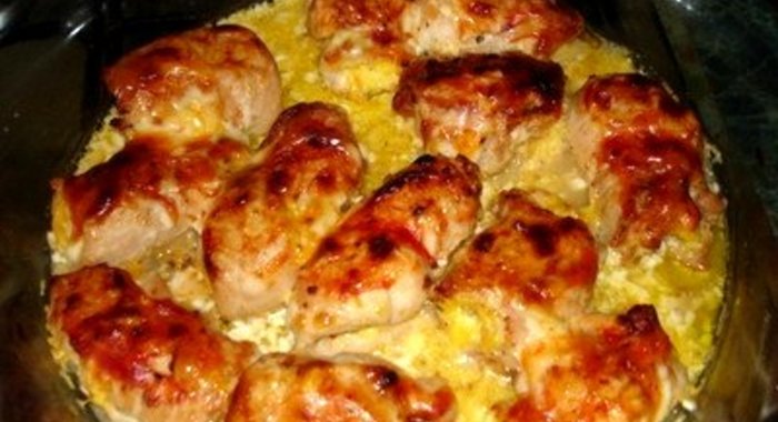 Куриные рулетики с сыром