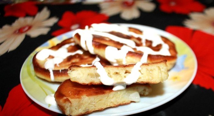 Капустные оладьи