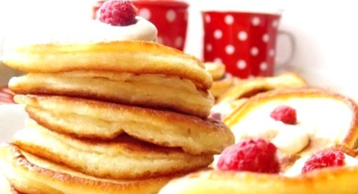 Оладьи на кефире с содой