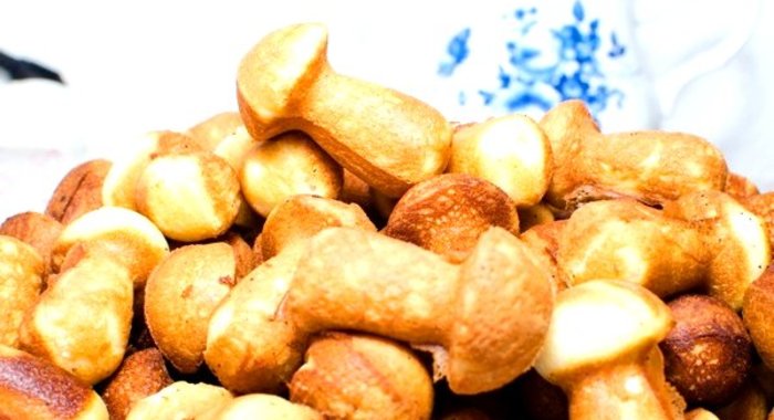 Тесто для грибочков в форме