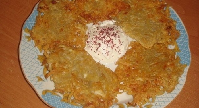 Хрустящие картофельные оладьи-драники