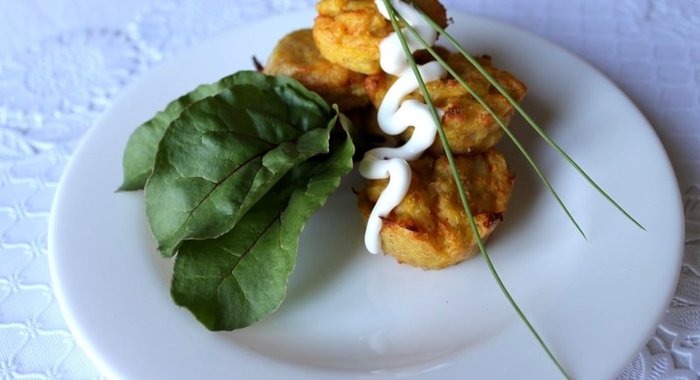 Картофельные котлеты с луком