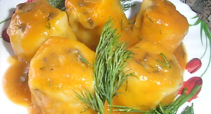 Грибные рулетики