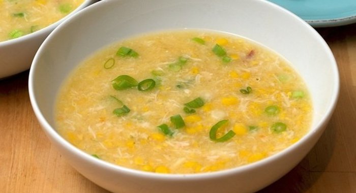 Кукурузно-крабовый суп