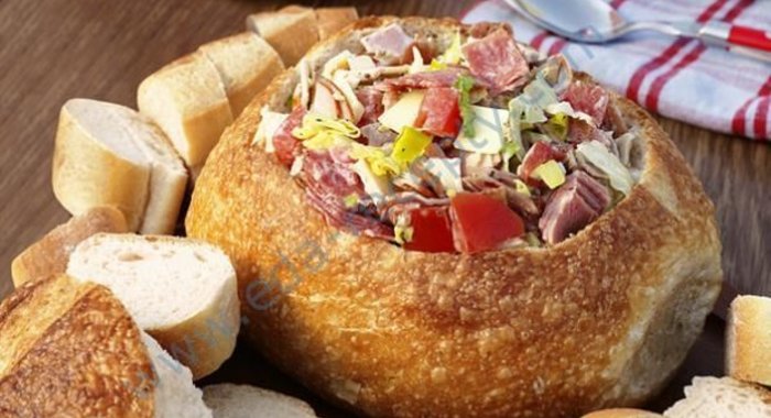 Фаршированные хлебцы