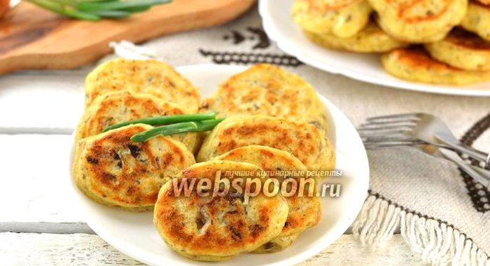 Дрожжевые оладьи из сардины в масле