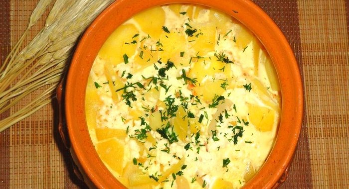 Картофельная запеканка с творогом