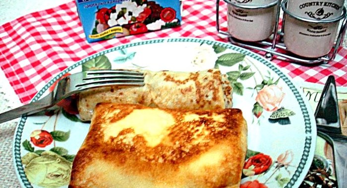 Блинчики с двумя начинками