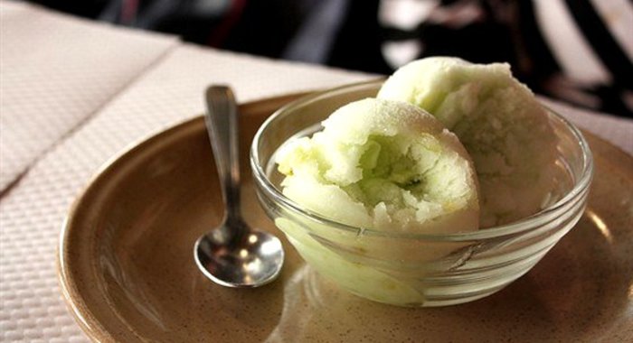 Лимонно-мятный шербет