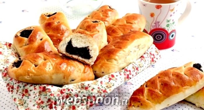Пирожки с маком печёные