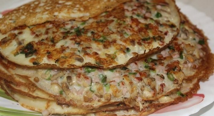 Блины с припеком