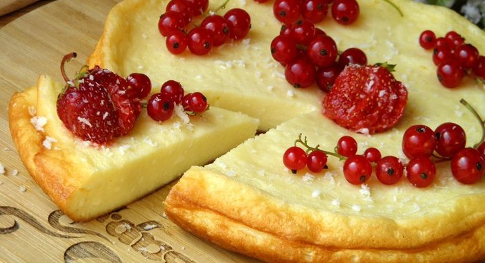 Творожная запеканка без манки