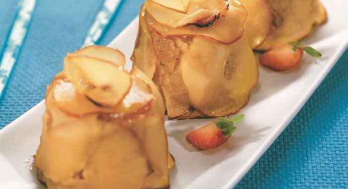 Яблочные кексы