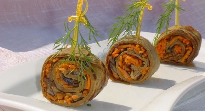 Печеночный рулет